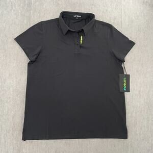 LIV Golf Shirt Womens Extra Large Jet Black Classic Polo Short Sleeve Ladies XL